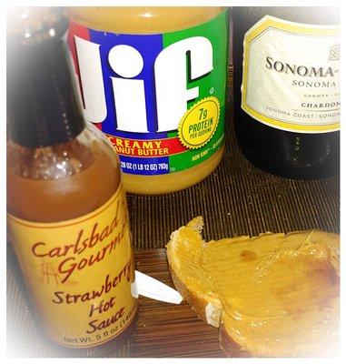 PB'n'J all grown up with this strawberry hotsauce!  I'm ready to try this on ice cream.