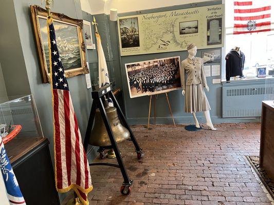 One of the exhibit rooms