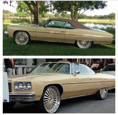 Forgiato Wheels on a 1975 Chevy Caprice