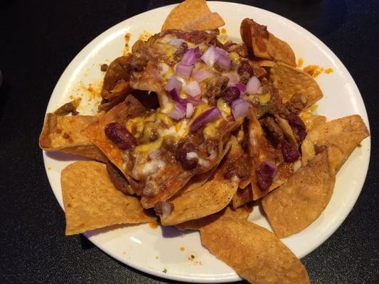 Chili nachos  in the HH menu