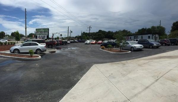 A little bit of a wide angle shot of our lot, looking out from the service dept.