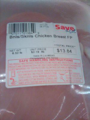 $2.19 a pound for chicken? Really??