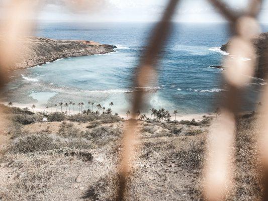 Half way through the trail - Overlooking Hanauma Bay