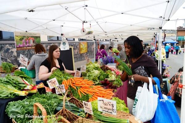 There's lots of produce to choose from!