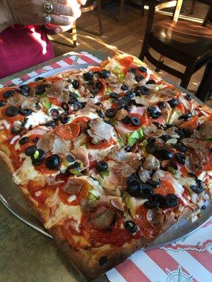 This pizza was sooooo delicious!