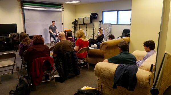 Students in our Georgetown studio.