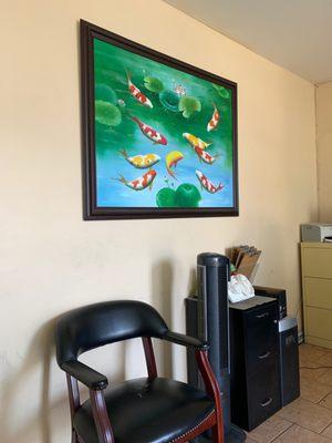 Decor in waiting room