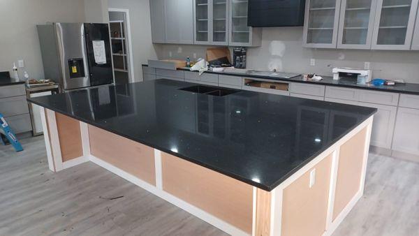 Kitchen Island with overhang