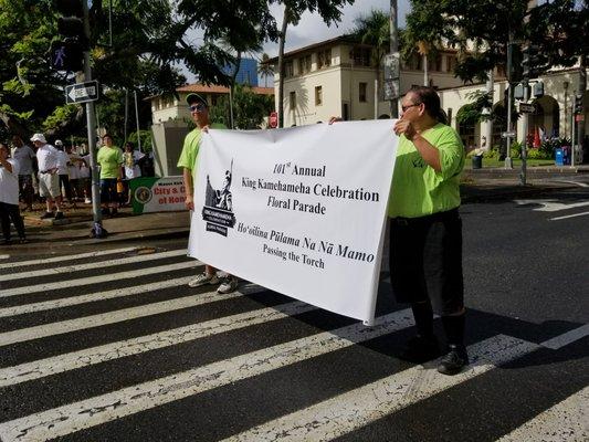 101st annual king Kamehameha celebration floral parade!