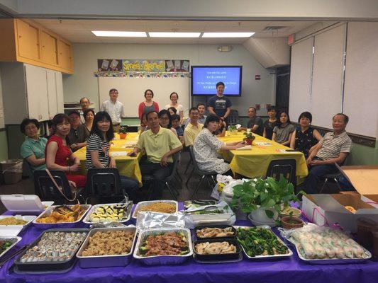 Graduation party for adult english learners!