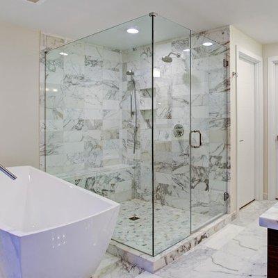 Frameless Shower