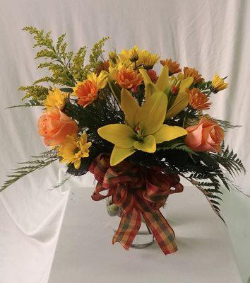 Fall Sending Smiles Vase Design