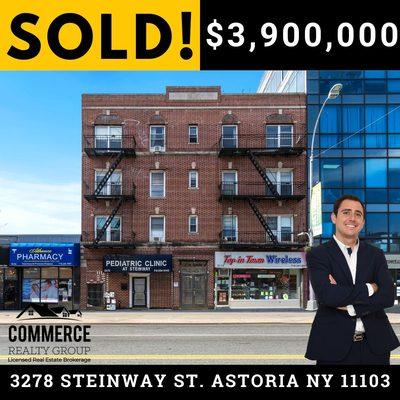 SOLD! 3278 Steinway Street in Astoria! 

https://creg.nyc/project/3278-steinway-street-astoria-ny-11103/