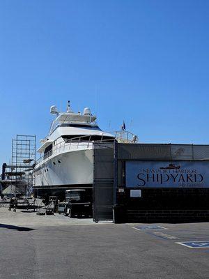 Where it all started, the shipyard has it all. Get your tour guide to this amazing yard, Newport Harbor Shipyard.