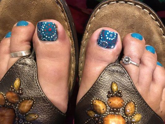 Pedicure and Nail Art by Kristen