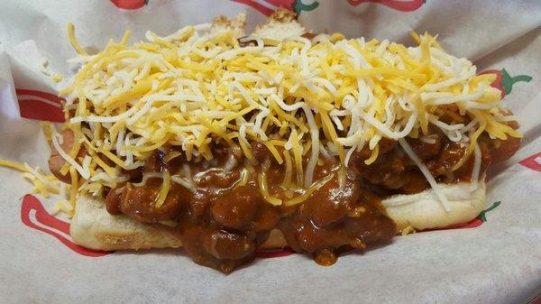 Chili cheese dog very good