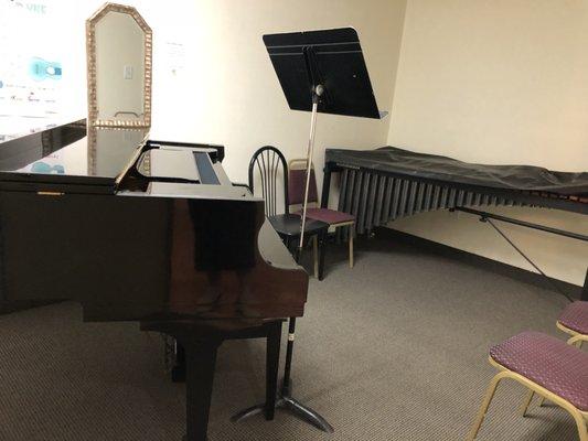 Practice Room with Grand Piano