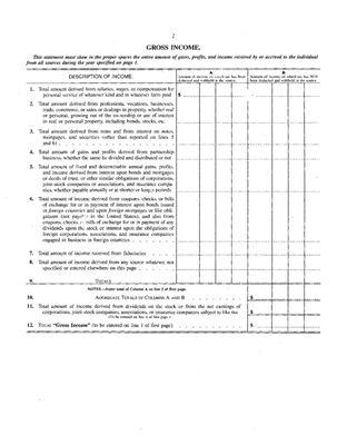 1913 Tax Return, Page 2