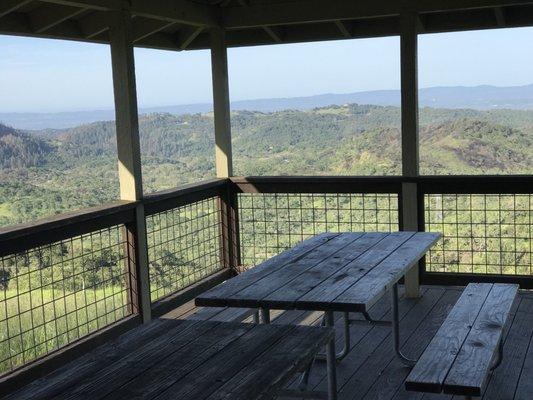 Screened in porch at Becktel housel