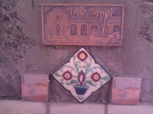 Arts & Crafts tiles at the Casablanca Apts