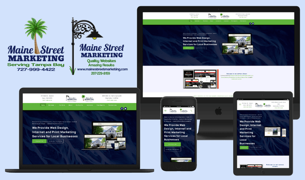 Maine Street Marketing building responsive websites on the newest platforms.