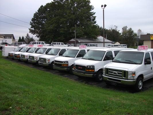 12 & 15 passenger vans