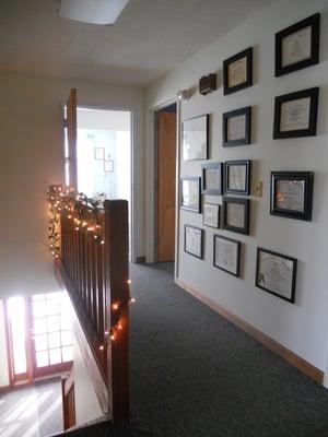 Entrance to our healing space