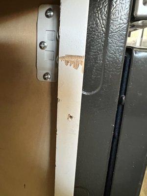 Chipped cabinets