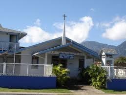 Front view of Maui Evangelical Church