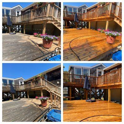 Deck Cleaning
Wood Restoration
Pressure Washing