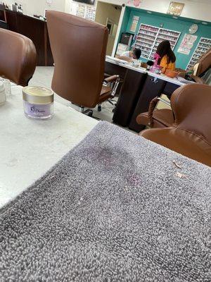 I was asked to wait (my soaking was done already, I had no idea what I was waiting for until he started the employee Pedicure )