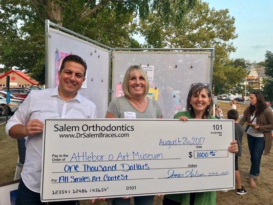 Dr. Salem gives back!