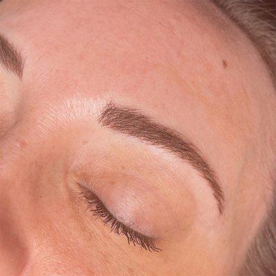 soft and natural microblading