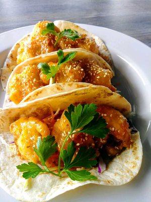 Delicious  cauliflower tacos. You need to try them they were my favorite.