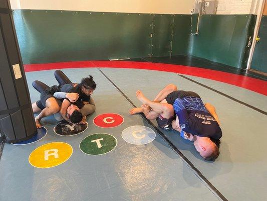 Open mat rolling