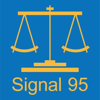 Signal 95 customer care sticker