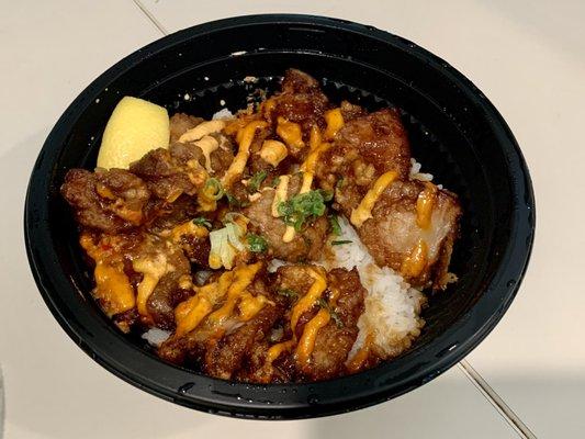 Spicy Karaage (Fried Chicken) Bowl