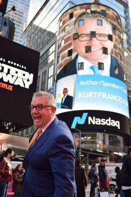 The day I spoke at Nasdaq and became 75 ft tall on Nasdaq's JumboTron