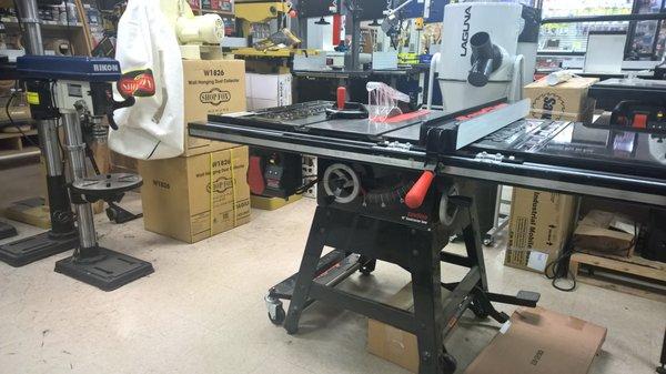 We are the #1 Sawstop Dealer in North Carolina! Stop by and see what makes this the safest table saw in the world