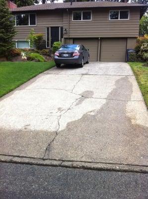 10-2015 pressure wash neighbors, Driveway,, AFTER  PT 2