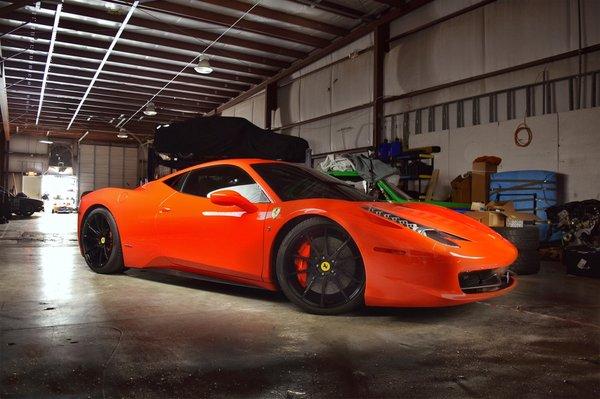 Ferrari 458 paint corrected and ceramic coated.