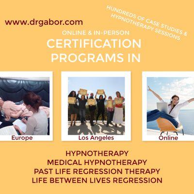 Dr. Elena Gabor, Hypnosis / Hypnotherapy Certification Programs www.drgabor.com