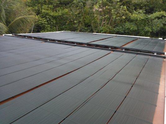 Solar Pool Heating provides Free pool heating with a minimum investment, less than an Electric Heat pump would cost