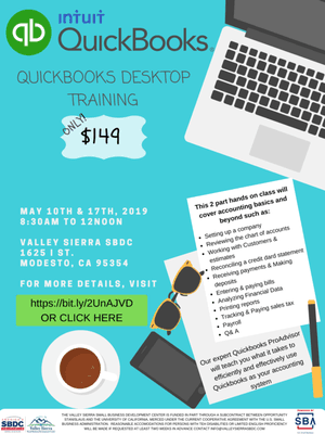 QuickBooks Desktop Training 2 day course!