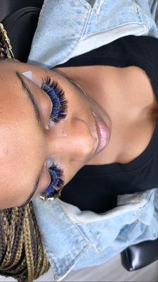 Colored lashes galore Book online or call (323)815-1823