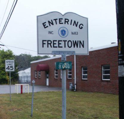 Entering Freetown from New Bedford.