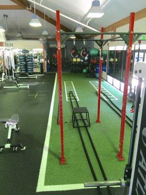 Turf area for Fitness Training Program