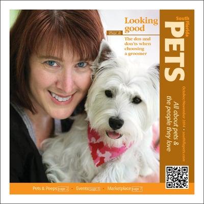 Lil' Piddlers Pet Grooming & Boutique Featured in South Florida Pets Magazine (Oct/Nov '14)