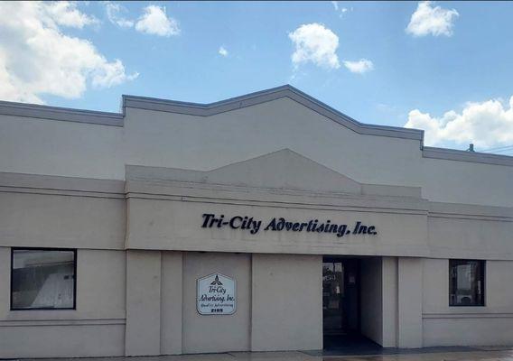 Tri-City Advertising, Inc. Office located on 2105 E. Center St. Kingsport TN. 37664