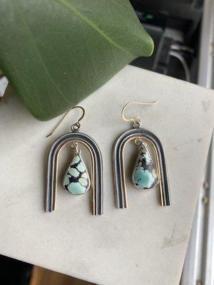 Turquoise Rainbow Earrings